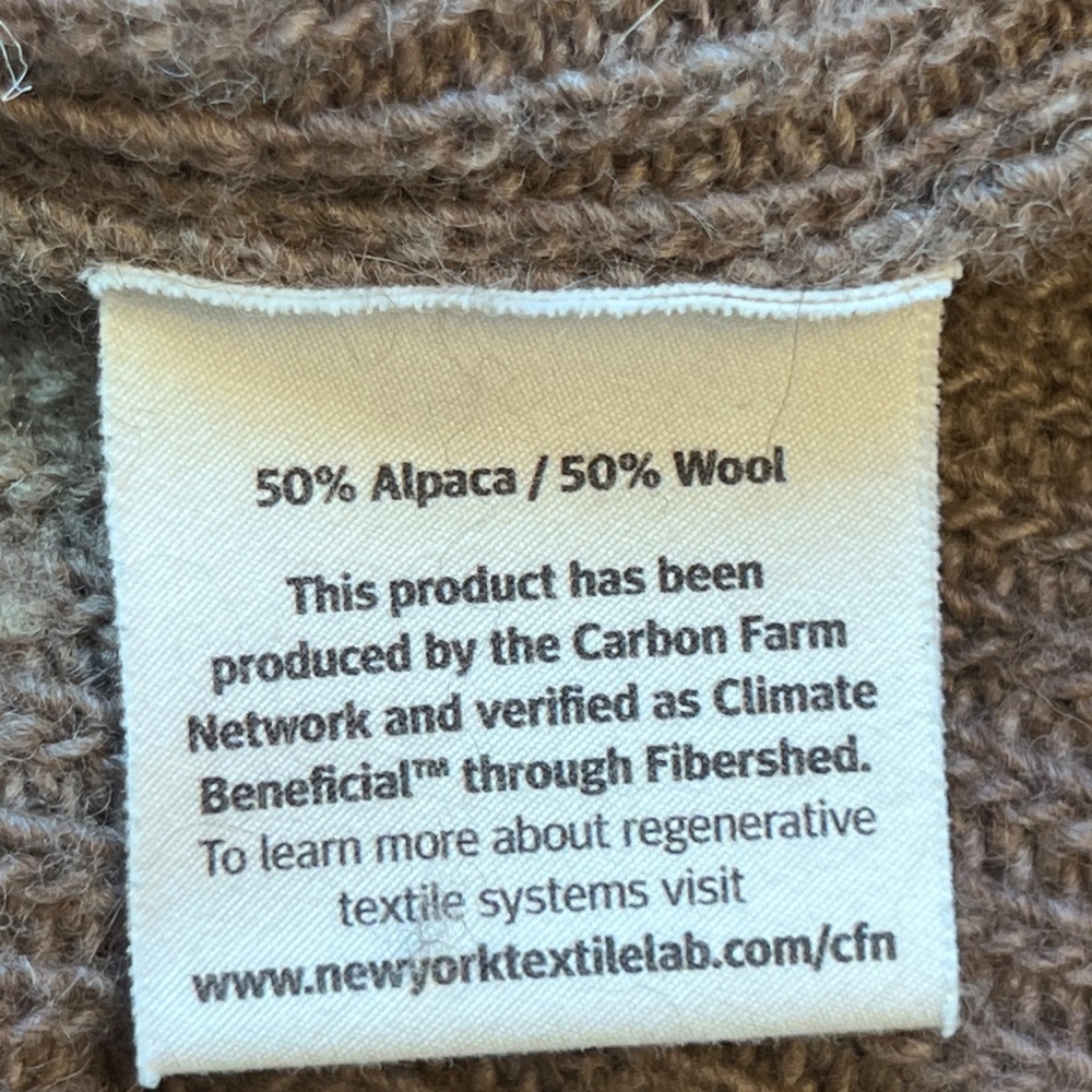 Vincent James Climate Beneficial Duster Cardigan - Brown - Picture 4 of 8